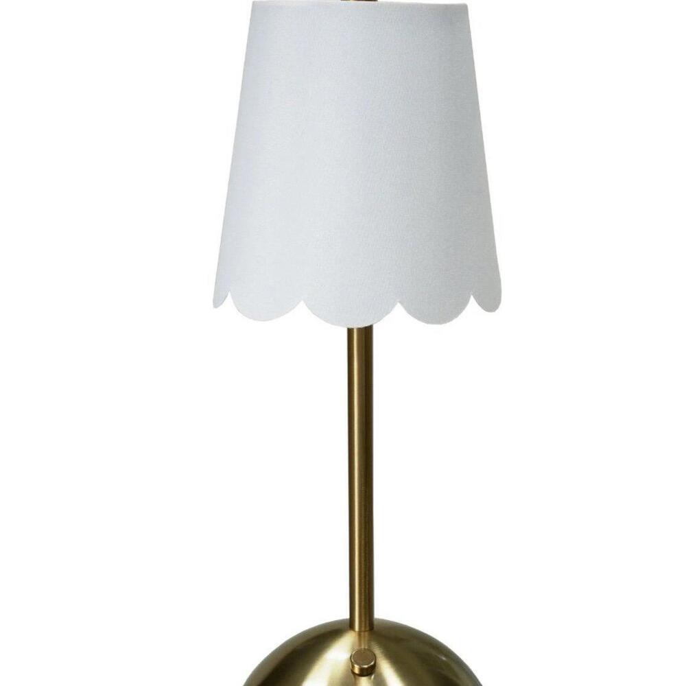 Scalloped LED Touch Lamp three light settings BNWT - Picture 2 of 3